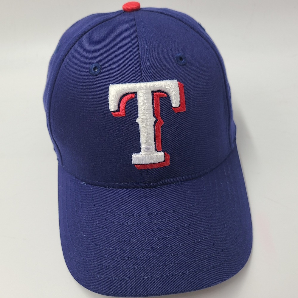 Vintage Texas Rangers Hat Snapback New Era Blue White MLB Baseball Casual Men‎